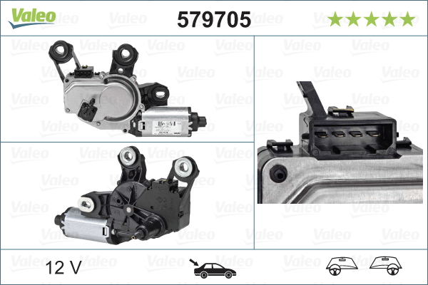 VALEO Ablaktörlö motor 579705_VALEO